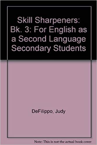 Skill Sharpeners: Level 3: For English as a Second Language Secondary Students: Bk. 3