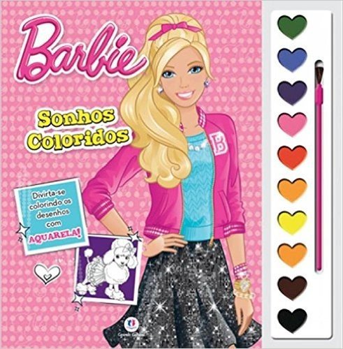 Barbie. Sonhos Coloridos - Livro com Aquarela