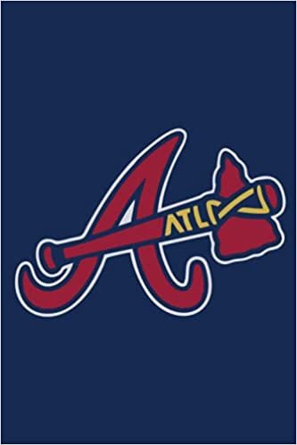 indir Atlanta Braves Notebook: Minimalist Composition Book | 100 pages | 6&quot; x 9&quot; | Collage Lined Pages | Journal | Diary | For Students, Teens, and Kids | For School, College, University, School Supplies
