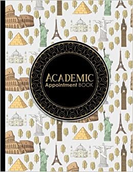 Academic Appointment Book: 7 Columns Appointment Organizer, Client Appointment Book, Scheduling Appointment Calendar, Cute World Landmarks Cover: Volume 73