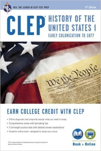 CLEP(R) History of the U.S. I Book + Online