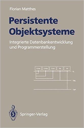 Persistente Objektsysteme: Integrierte Datenbankentwicklung Und Programmerstellung