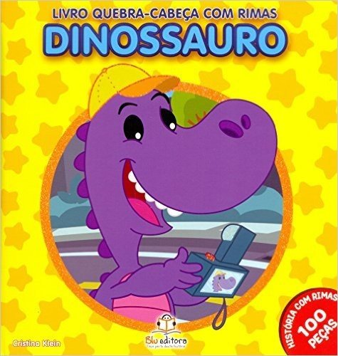 Livro Quebra-Cabeça com Rimas. Dinossauro