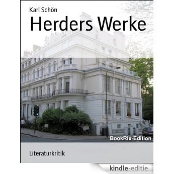 Herders Werke (German Edition) [Kindle-editie]