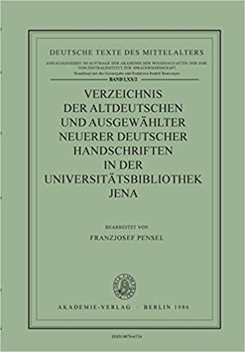 indir Verzeichnis Altdeutscher Handschriften: Universitaetsbibliothek Jena Vol 2 (Deutsche Texte des Mittelalters)