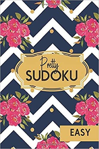 indir Easy Sudoku: Pretty Pocket-Size Sudoku Puzzle Book for Women | Small Travel Friendly Size is Perfect for Purse, Briefcase or Bag