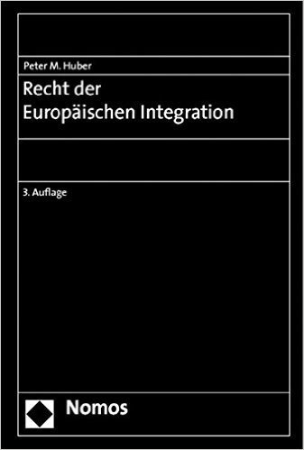 Recht Der Europaischen Integration baixar