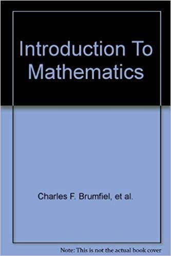 Introduction to Mathematics: Tchrs'.Bk (Ball State Program S.)