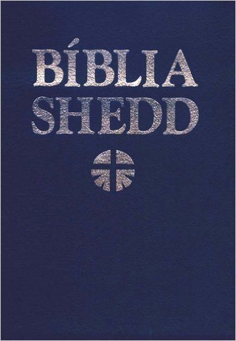 Bíblia Shedd. Azul com Beiras Douradas