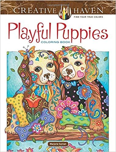 Creative Haven Playful Puppies Coloring Book (working title) (Adult Coloring) (Creative Haven Coloring Books)