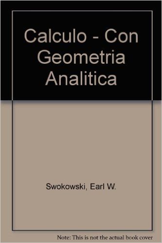 Calculo - Con Geometria Analitica