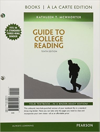 Guide to College Reading, Books a la Carte Edition Plus Myreadinglab with Etext - Access Card Package