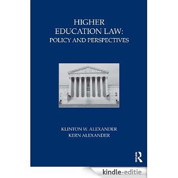 Higher Education Law: Policy and Perspectives [Kindle-editie] beoordelingen