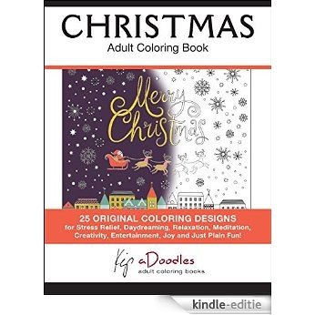 Christmas : Adult Coloring Book (English Edition) [Kindle-editie]