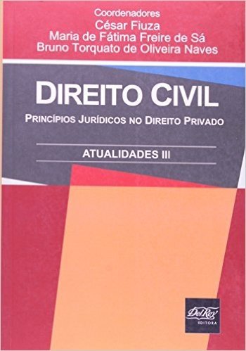 Direito Civil. Princípios Jurídicos no Direito Privado Atualidades III - Volume 3