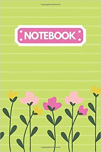 indir Notebook with flowers for Girls, s, School, Teachers, Homeschool, Homework, Students, College Notebooks, Home Writing Notes Journal: (110 Pages, Blank, 6 x 9)