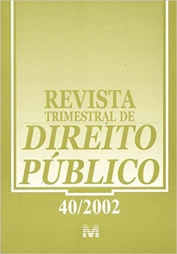 Revista Trimestral De Direito Publico N. 40 baixar