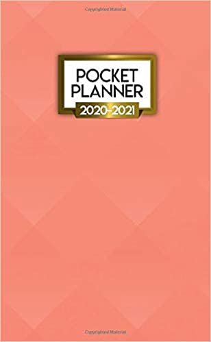 indir 2020-2021 Pocket Planner: Cute Two-Year (24 Months) Monthly Pocket Planner &amp; Agenda | 2 Year Organizer with Phone Book, Password Log &amp; Notebook | NIfty Coral &amp; Geometric Print