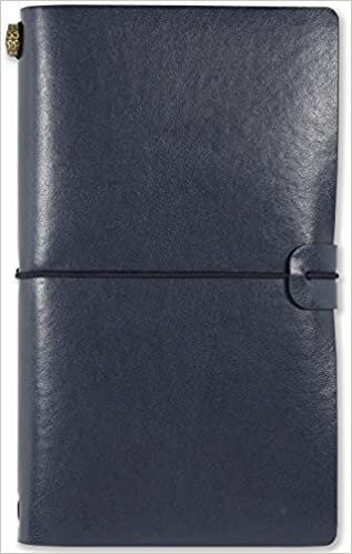 indir Voyager Refillable Notebook - Midnight Blue (Traveler&#39;s Journal, Planner, Notebook)