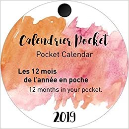 Aquarupella 2019 Aquarelle Pocket Kalender rund: 3