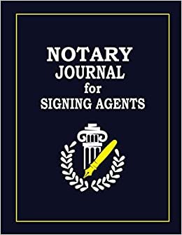 indir Notary Journal for Signing Agents: Notary Log Book, Notary public record book