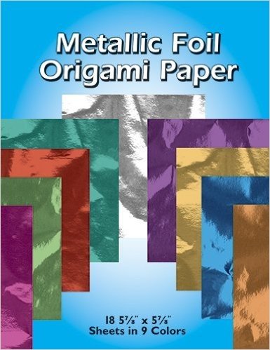 Metallic Foil Origami Paper: 18 5-7/8 X 5-7/8 Sheets in 9 Colors