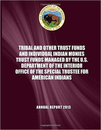 Tribal and Other Trust Funds and Individual Indian Monies Trust Funds Managed by the U.S. Department of the Interior Office of the Special Trustee for