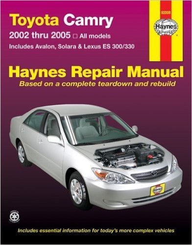 Toyota Camry and Lexus ES300/330 Automotive Repair Manual