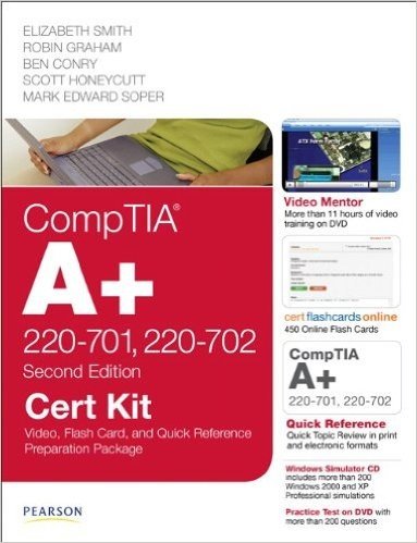 CompTIA A+ 220-701, 220-702 Cert Kit: Video, Flash Card, and Quick Reference Preparation Package [With DVD ROM]