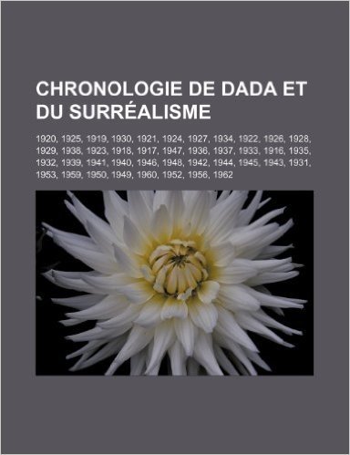 Chronologie de Dada Et Du Surrealisme: 1920, 1925, 1919, 1930, 1921, 1924, 1927, 1934, 1922, 1926, 1928, 1929, 1938, 1923, 1918, 1917, 1947, 1936, 193