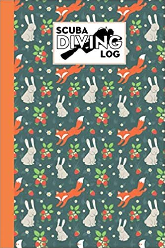 indir Scuba Diving Logbook: Scuba Diving Log book, 120 Pages, Size 6&quot; x 9&quot; | Rabbits And Fox Cover