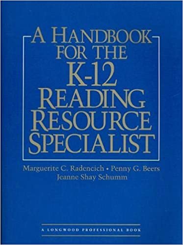 indir A Handbook for the K-12 Reading Resource Specialist (Longwood Professsional Book)