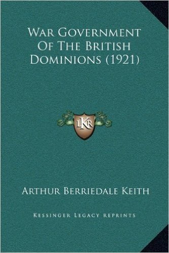 War Government of the British Dominions (1921)