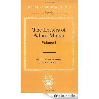 The Letters of Adam Marsh: 1 (Oxford Medieval Texts) [Kindle-editie]