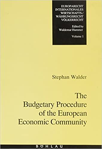 indir The Budgetary Procedure of the European Economic Community (Europarecht, Internationales Wirtschafts- Und Wèahrungsrecht)