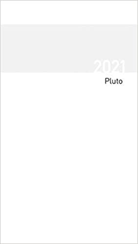Taschenkalender Pluto geheftet Einlage 2021