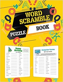 Word Scramble Puzzle Book: Scramble Word Puzzles for Adults and Kids, Word Scrambles, Large Print Word Scramble Books