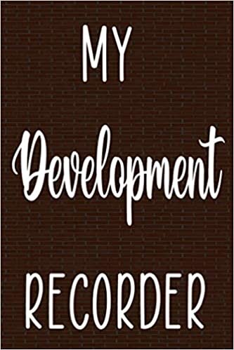 indir My Development Recorder: Building Construction Costing Planner 120 page 6 x 9 Notebook Journal - Great Gift For The Builder In Your Life!