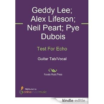 Test For Echo [Kindle-editie]
