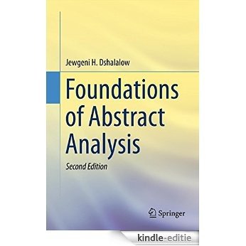 Foundations of Abstract Analysis [Print Replica] [Kindle-editie]