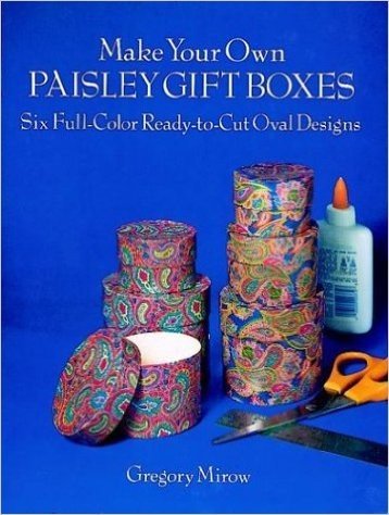 Make Your Own Paisley Gift Boxes: Six Full-Color Ready-To-Cut Oval Designs baixar