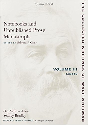 Notebooks and Unpublished Prose Manuscripts Volume III: Camden