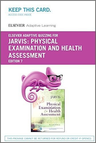 Elsevier Adaptive Quizzing for Jarvis Physical Examination and Health Assessment (Retail Access Card)