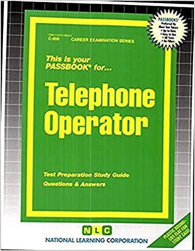 Telephone Operator: Passbooks Study Guide (Passbooks for Career Opportunities)