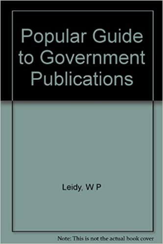 Popular Guide to Government Publications
