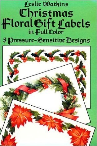 Christmas Floral-Gift Labels