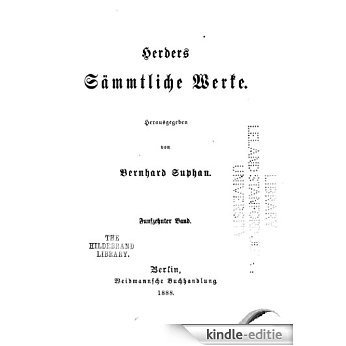 Herders sämmtliche Werke (German Edition) [Kindle-editie]