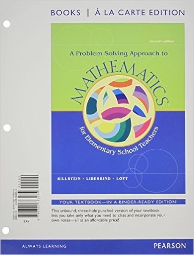 Problem Solving Approach to Mathematics for Elementary School Teachers baixar