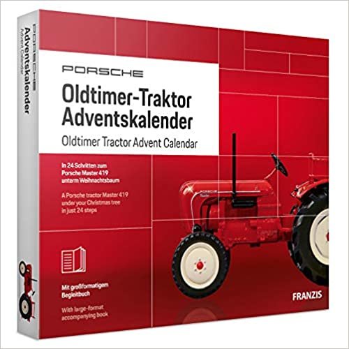 Franzis Porsche Oldtimer-Traktor Advent Takvimi 2019 | 24 Adımda Porsche Master 419 için Noel Ağacı | Koleksiyoncular ve Model Yapımı Sevenler için | 14 Yaşından İtibaren