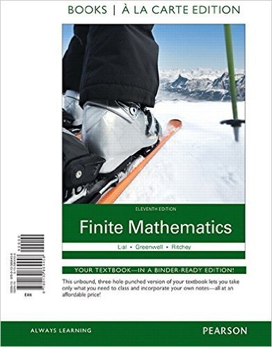 Finite Mathematics Books a la Carte Edition
